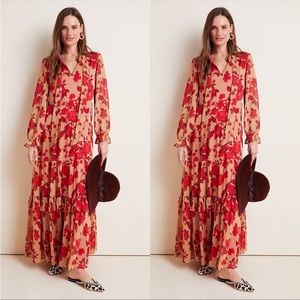 NWT Anthropologie Rosalita Sheer Maxi Dress